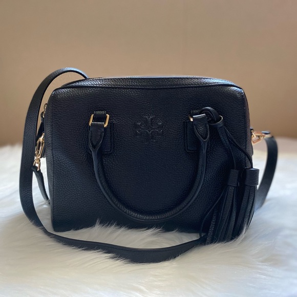 Tory Burch Web Satchel With 2 Straps NWOT - Picture 3 of 7